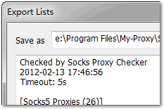 proxy switcher export