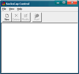 Sockscap main window